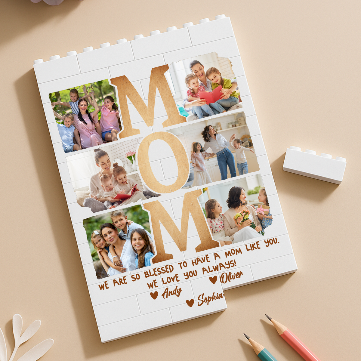 Custom Photo I Am So Blessed To Have A Mom Like You Building Block HO82 901426