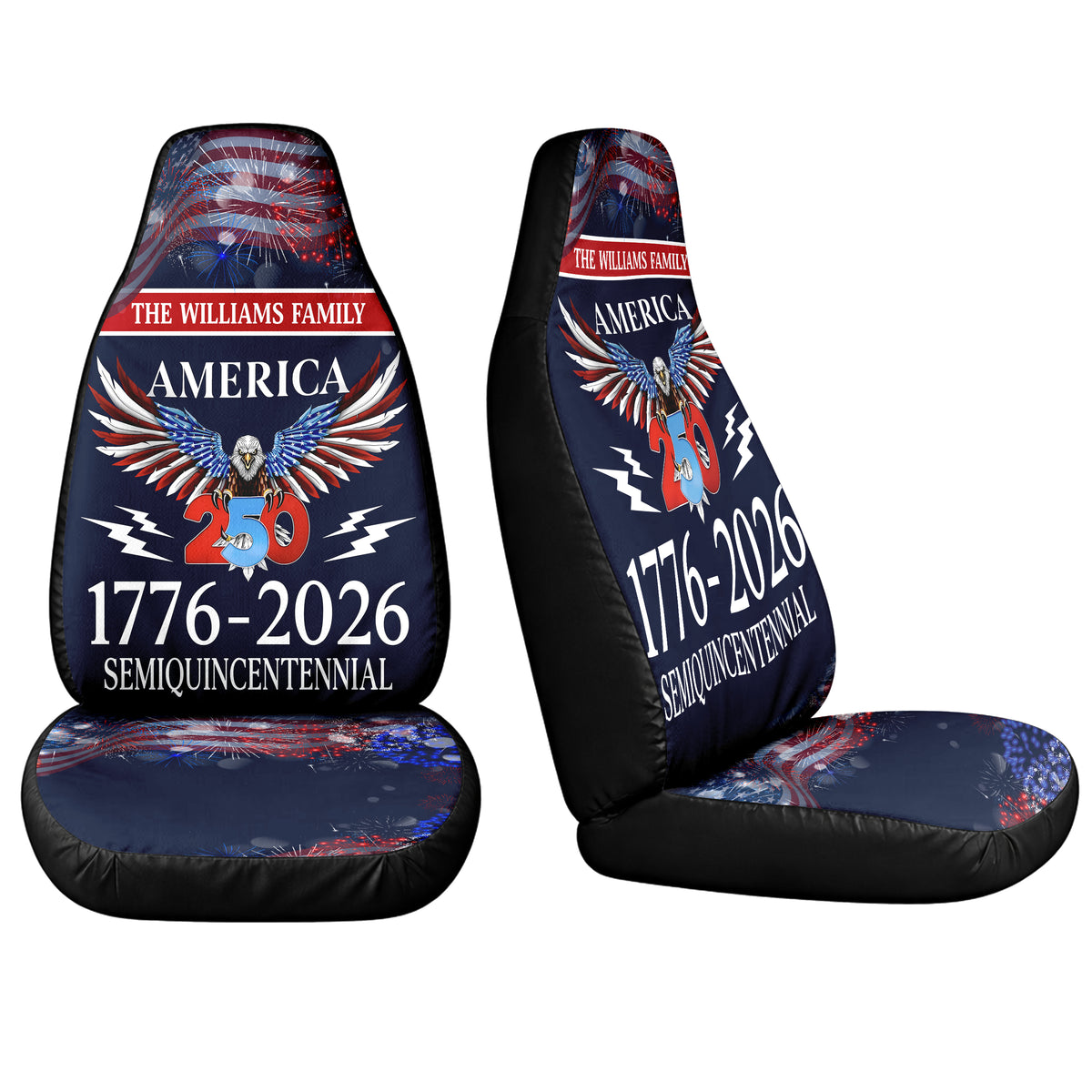 250 Years America Semiquincentennial Car Seat Cover LM32 899557