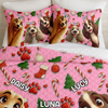 Custom Dog Cartoon Ver 2 - Personalized Quilt Bedding Set For Dog Lover LM32 897153