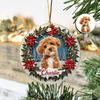 Custom Photo Dog Personalized Ceramic Ornament For Christmas HA75 897060