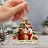 Custom Photo Christmas Tree Dog Acrylic Ornament - Gift For Dog Lovers HO82 903406