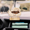 Custom Dog Photo You Left Pawprint on My Heart Memorial Car Hanging, Pet Remembrance Keepsake CH07 180900
