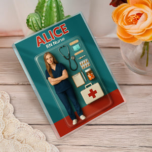 Custom Photo 3D Effect Nurse Figure Acrylic Block Plaque, Unique Keepsake HO82 893910
