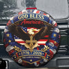 Personalized Patriotic 250th Anniversary God Bless America Eagle 1776–2026 Tire Cover HO82 902056