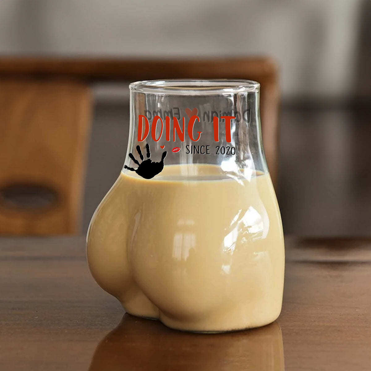 Funny Ass Body Shaped Glass Cup For Home Bar Party - Personalized Gift For Him, Boyfriend, Girlfriend, Couple HO82 902520