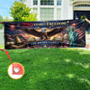 Custom Family Name 250 Years Of Freedom 1776-2026 Eagle Banner HO82 902084