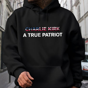 RIP Charlie Kirk - A True Patriot Faith & Freedom Dark Shirt LM32 65431