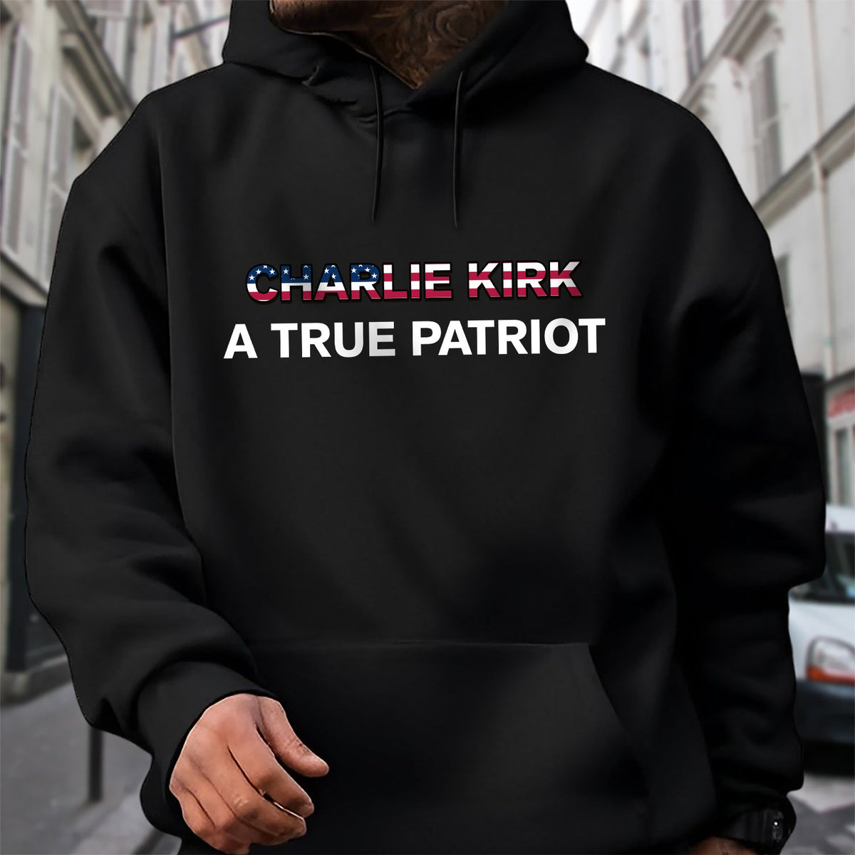 RIP Charlie Kirk - A True Patriot Faith & Freedom Dark Shirt LM32 65431