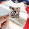 America 250th Anniversary Patriot Eagle Roll Sticker HA75 921084