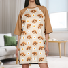 Custom Dog Cat Photo With Icon Raglan Nightgown Gift For Mom TH10 169479