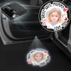 Drive Safe, Daddy Custom Fun Kid Faces Photo- Personalized Car Door Projector Light CH07 896432