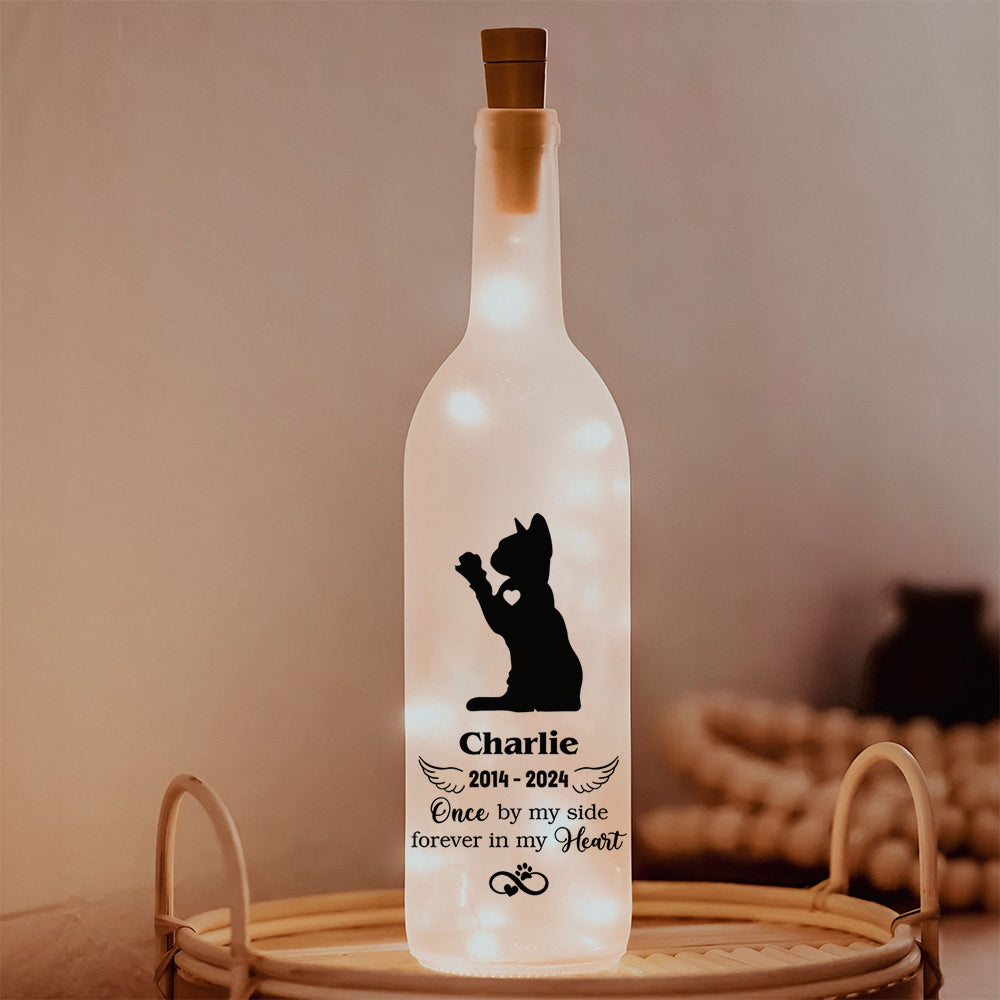 One By My Side, Forever In My Heart Memorial Bottle Lamp TH10 892541