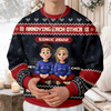 I'm Yours No Refunds Funny Couple Personalized Ugly Sweater HA75 897996