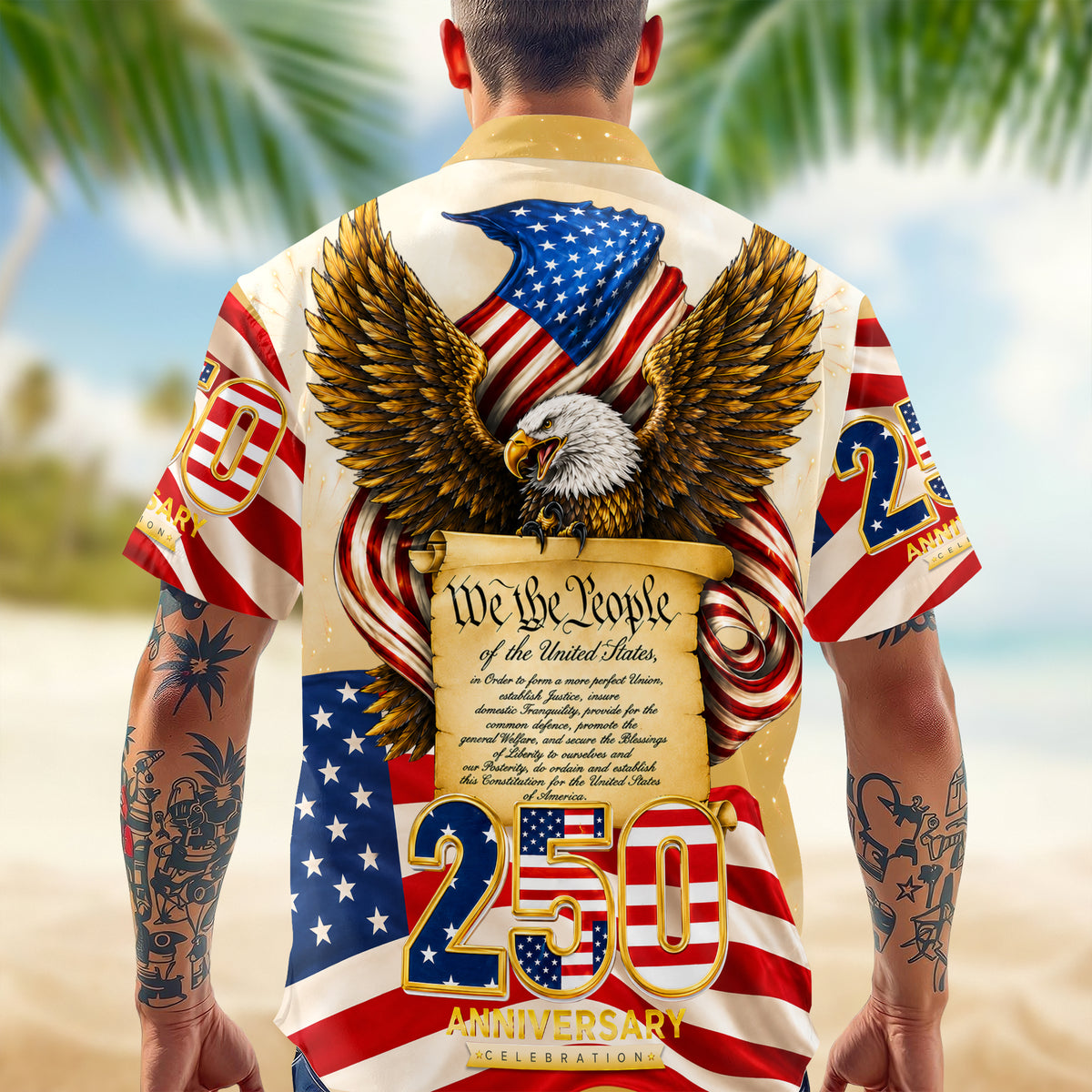 We The People 250 Anniversary Patriotic Hawaii Shirt HA75 921618