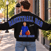 Custom Photo Basketball Dad Shoulder To Shoulder Sweatshirt CH07 181162
