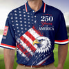 250th Anniversary of USA Polo Shirt 250 Years of Freedom Polo Shirt CH07 911806