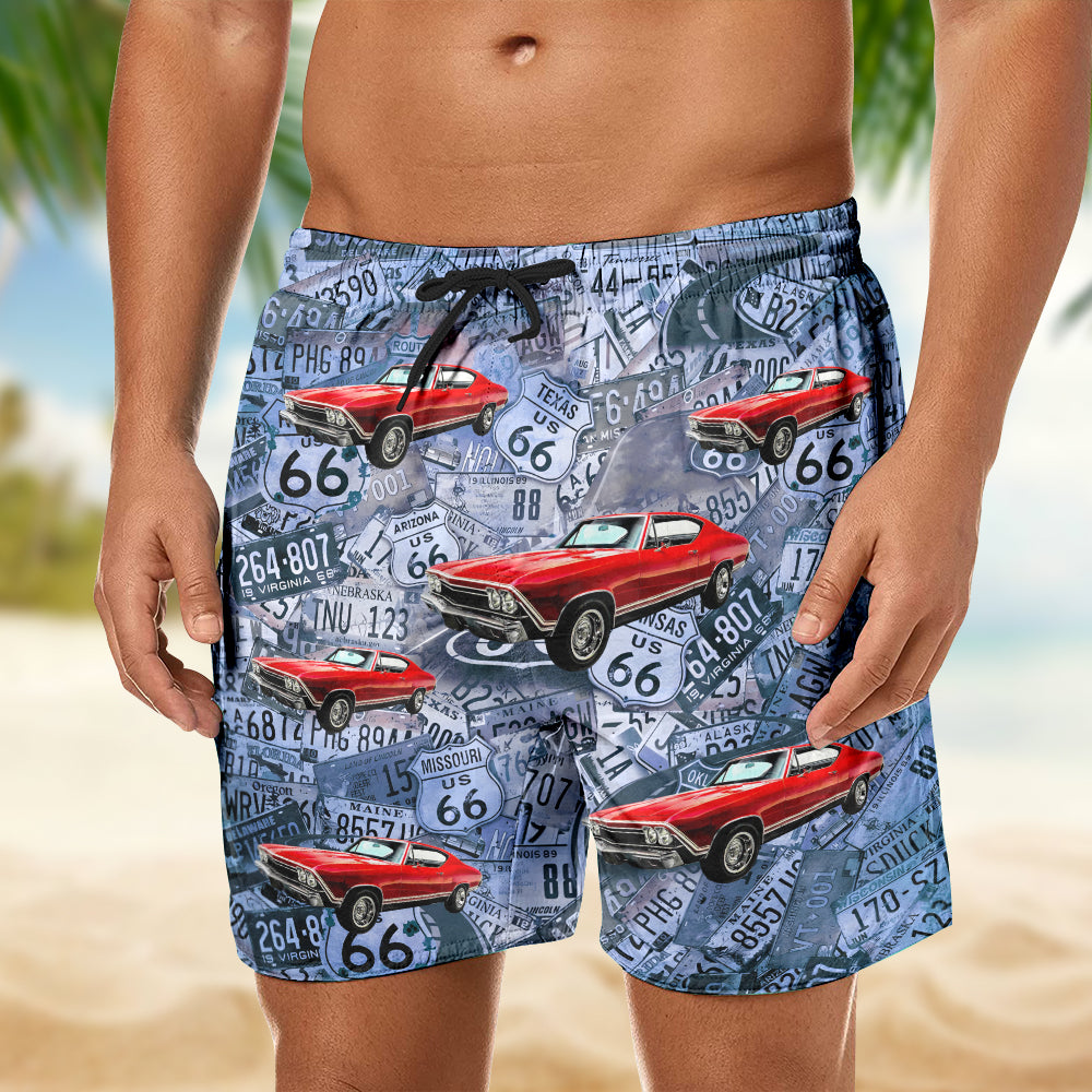 Custom Car Photo High Quality Unisex Beach Short HO82 902030