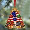 Personalized 250 Years Christmas Acrylic Ornament For Family HO82 903828