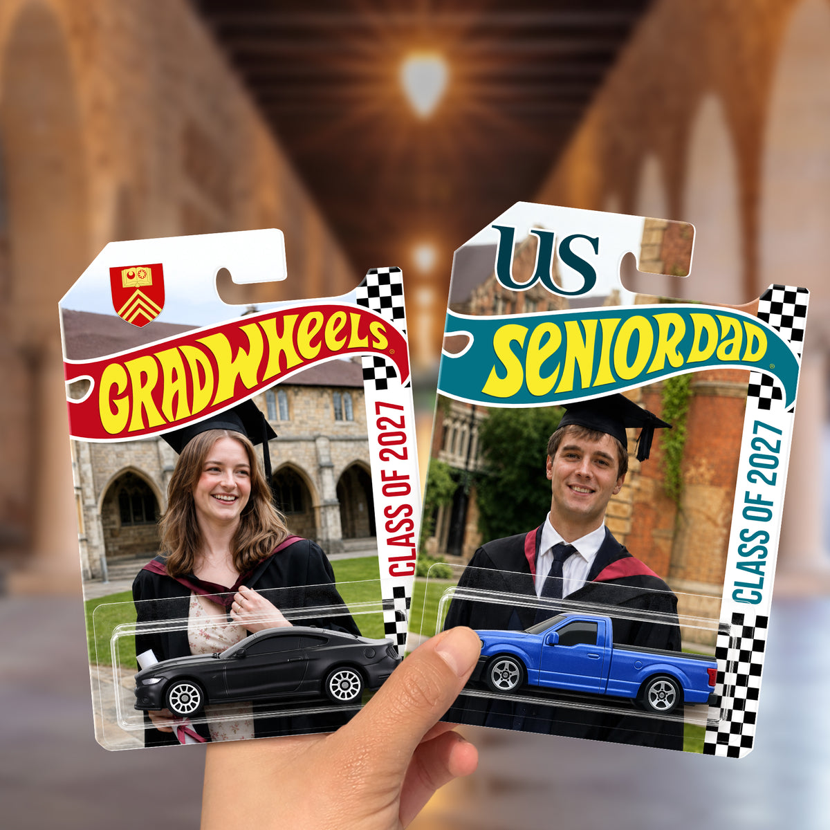 Personalized Photo Senior 2027 Wheels Packaging for Graduation HO82 903378
