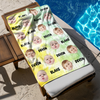 Custom Name And Photo Beach Towel TH10 892799