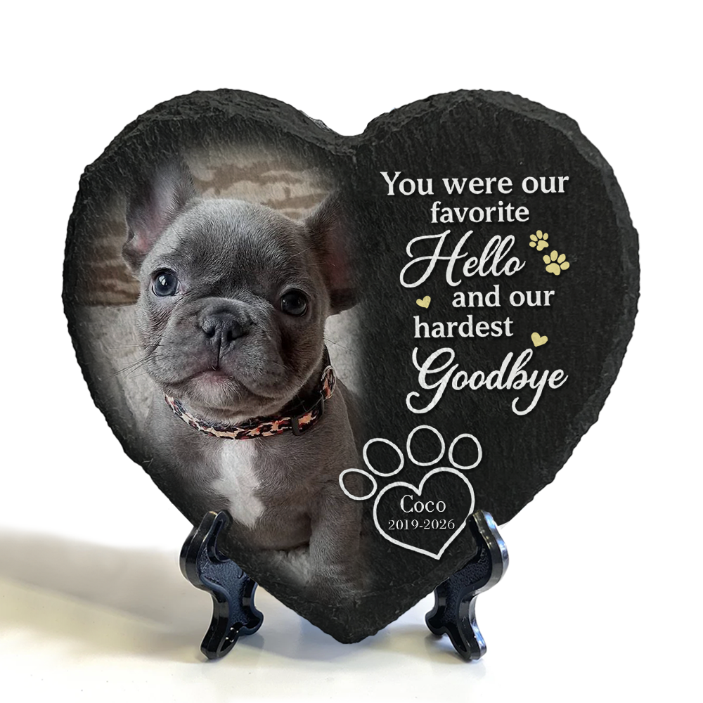 I Loved You Whole Life - Personalized Custom Pet Memorial Heart Shaped Stone HO82 902894