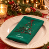 Custom Name Christmas Tree Reusable Cotton Napkin HA75 919384