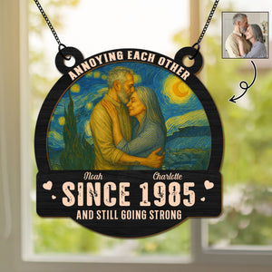 Custom Photo Couple Still Together, Still Strong Personalized Suncatcher HA75 897184