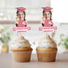 Custom Funny Face Class Of 2026 Graduation Decoration Cupcake Toppers HA75 920070