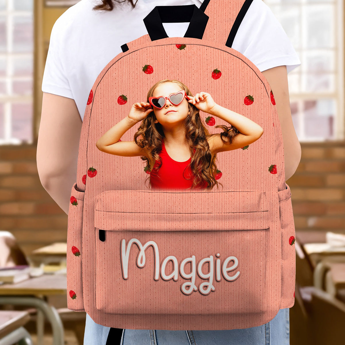 Custom Kid Photo Personalized Backpack Back To School Gift For Kids, Daughter Or Son LM32 669261