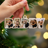 Custom Photo Dad Mom Grandma Grandpa Wood Ornament Christmas Gift HA75 921692