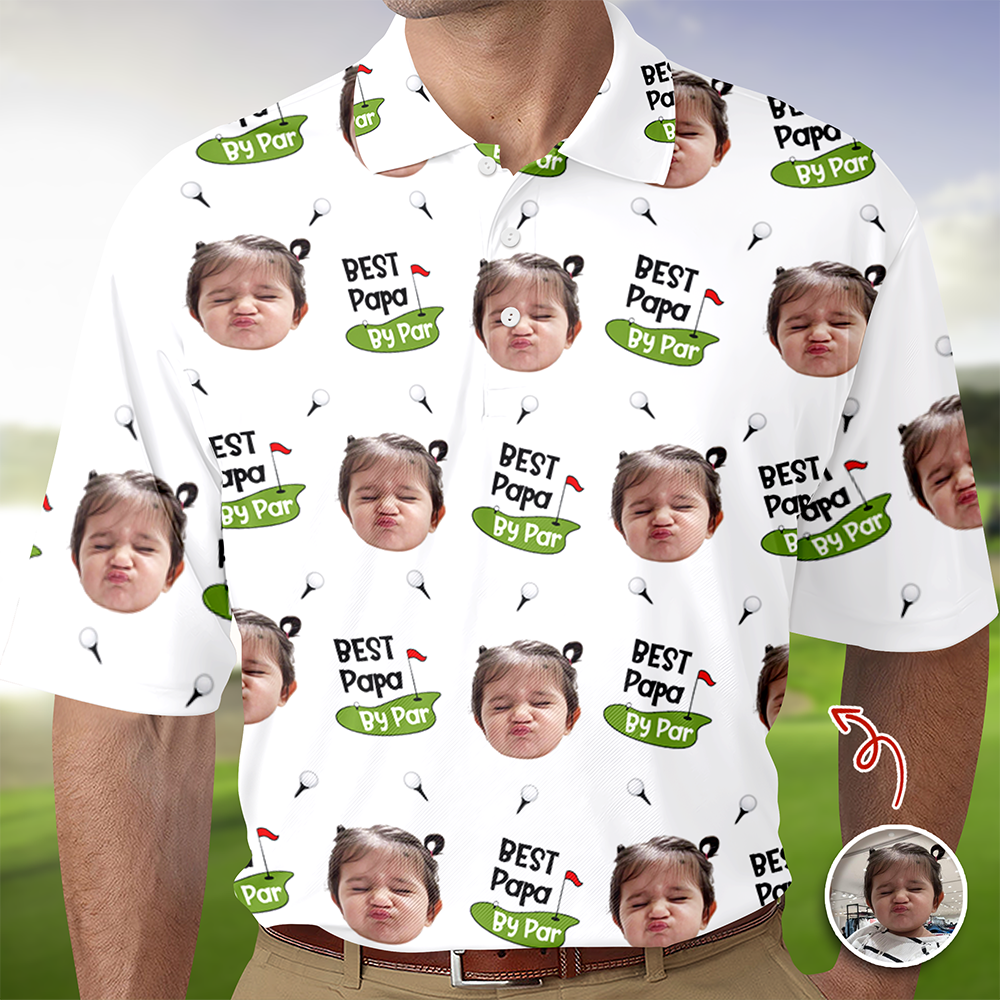 Personalized Best Dad By Par Funny Polo Shirt Gift for Dad CH07 911428