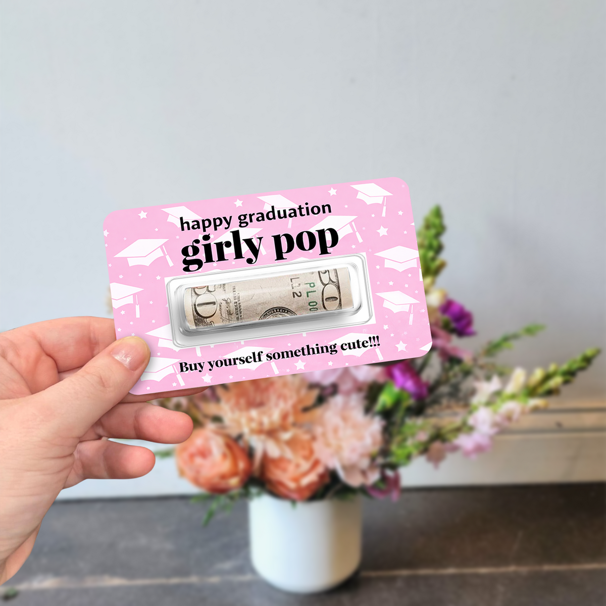 Personalized Funny Graduation Class of 2026 Money Card Holder CH07 899330