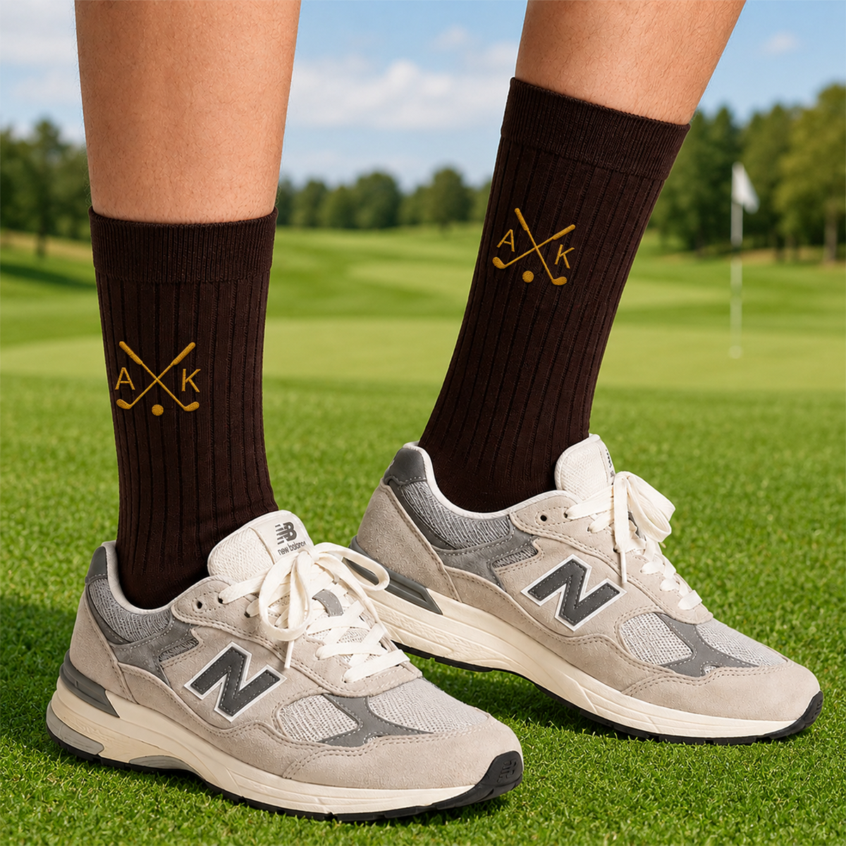 Personalized Golf Embroidered Socks Gift for Golfer HA75 921922