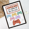 Gamer Dad 2-Layered Wooden Plaque With Stand TH10 892991