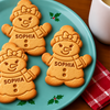 Personalized Name Snowman Family Cookie Stamp, Holiday Baker Gift HO82 904132