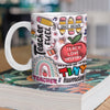 Custom Name Gift For Teacher 3D Inflated Effect Mug TH10 894213