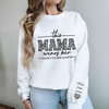 Personalized This Mom Wears Her Heart On Her Sleeve Printed Sweatshirt LM32 899095
