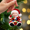 Custom Baby Face Acrylic Ornament Baby’s First Christmas Keepsake, Newborn Holiday Gift CH07 180754