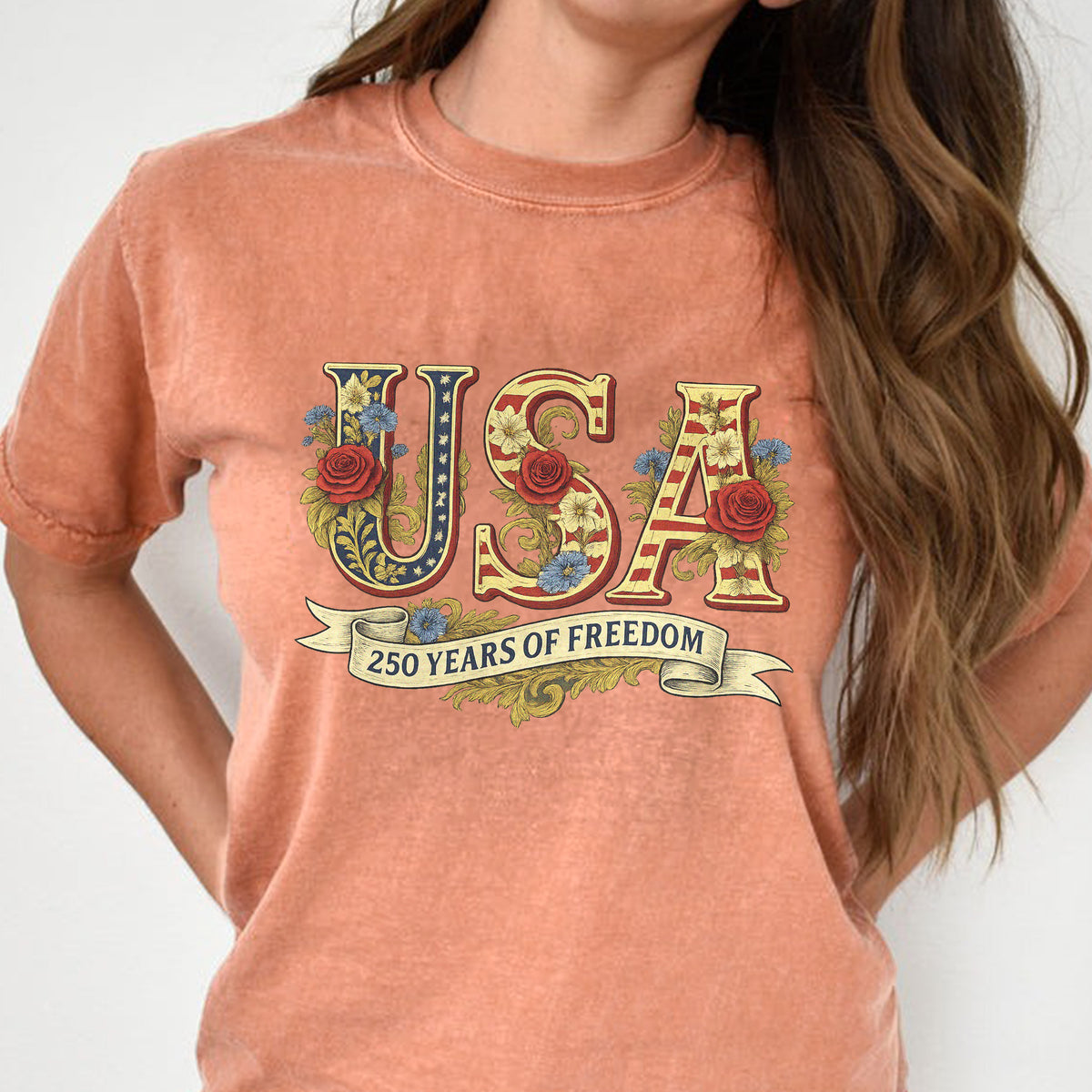 Retro USA 250 Comfort Shirt, Independence Day Shirt, Celebrate 250th Anniversary LM32 897911