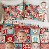 Custom Christmas Family Photo Bedding Set CH07 899936