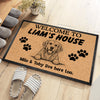 Custom Photo Welcome To Dog House Dog Vintage Doormat HA75 921900