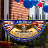 Custom Family Name America Celebrating 250 Years Of Independence 1776 - 2026 Non-Pleated Fan Flag CH07 911102