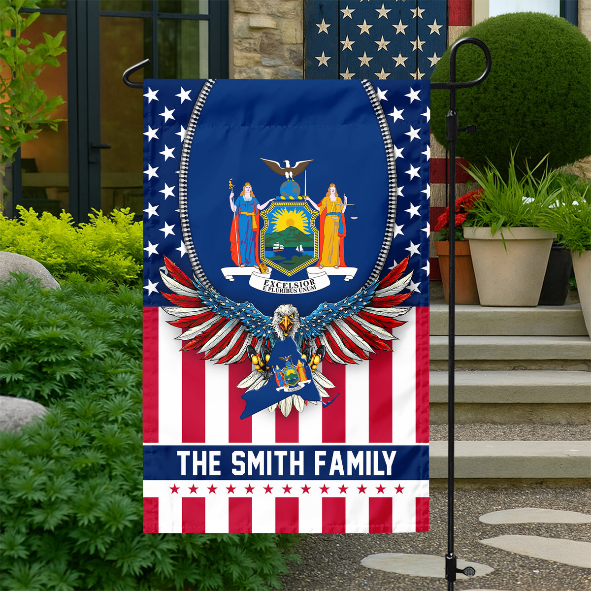 Custom USA States Happy 250th Birthday Years Of Freedom Garden Flag LM32 899033