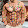 Custom Funny Body Naughty Christmas Light AOP Ugly Sweater - Personalized Christmas Gift For Husband, Son, Grandpa, Dad HA75 919158