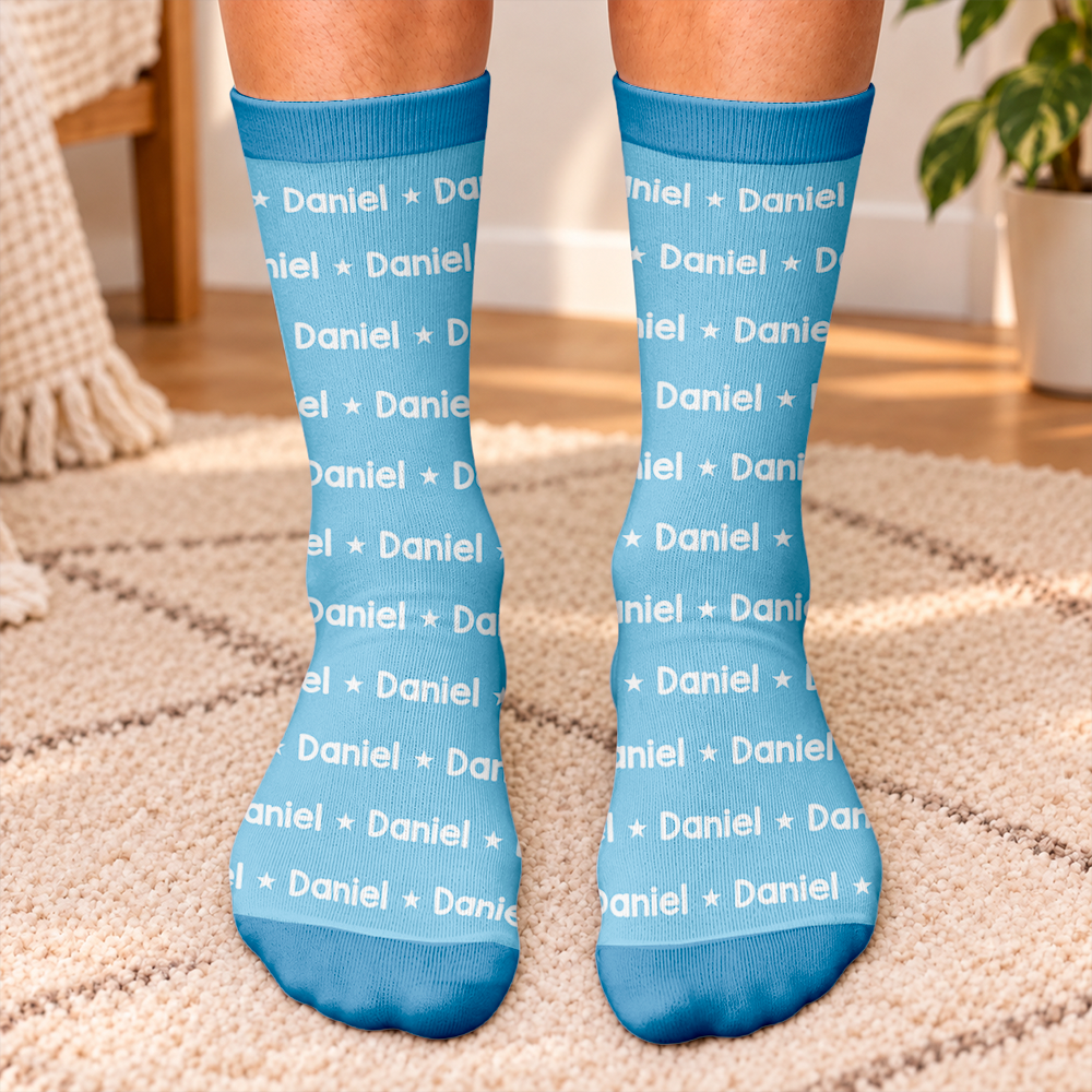 Custom Name Crew Socks - Personalized Gift for Friends And Family TH10 171365