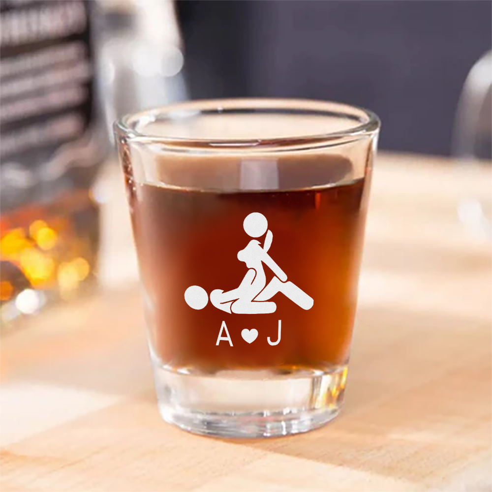 Personalized Funny Adult Engraved Shot Glass Gift For Boyfriend Husband CH07 180458