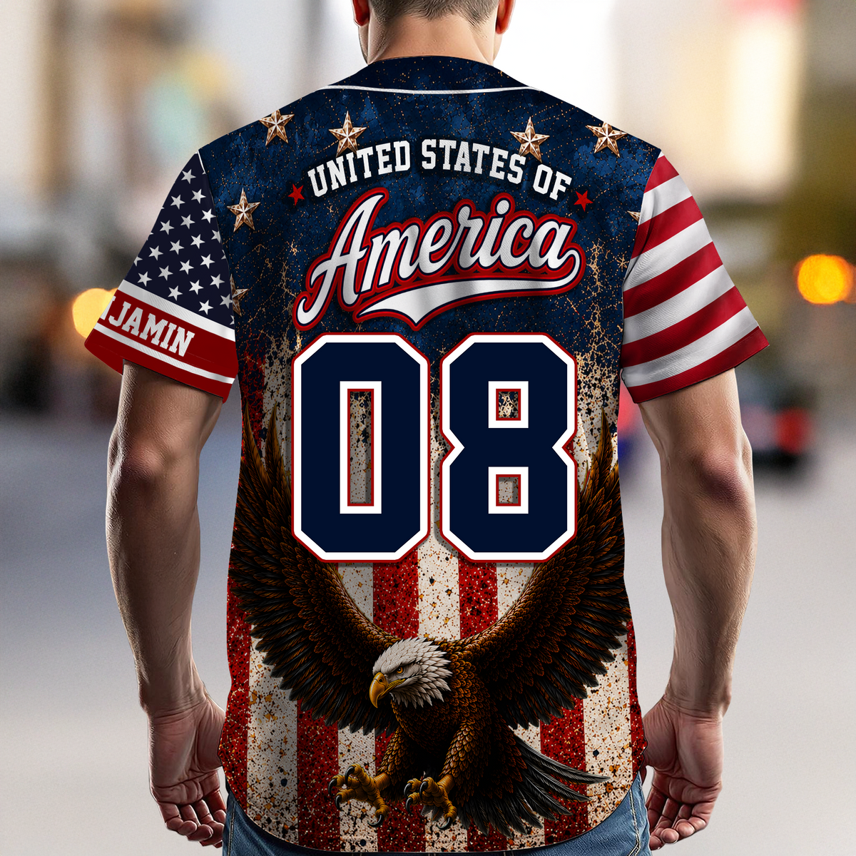Custom Name America Patriotic 250th Anniversary Baseball Jersey Shirt CH07 911818