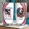 Custom Name American Pride Patriotic 250th Anniversary Eagle Fat Tumbler HA75 920878