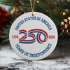 USA 250 Years Of Independence Ornament CH07 896772
