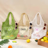 Custom Initials Beach Straw Bag - Summer Gift For Women, Mother's Day, Wife, Girlfriend HO82 902040